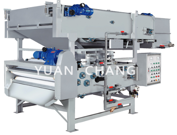 máy ép bùn ba băng tải TA3 Yuanchang